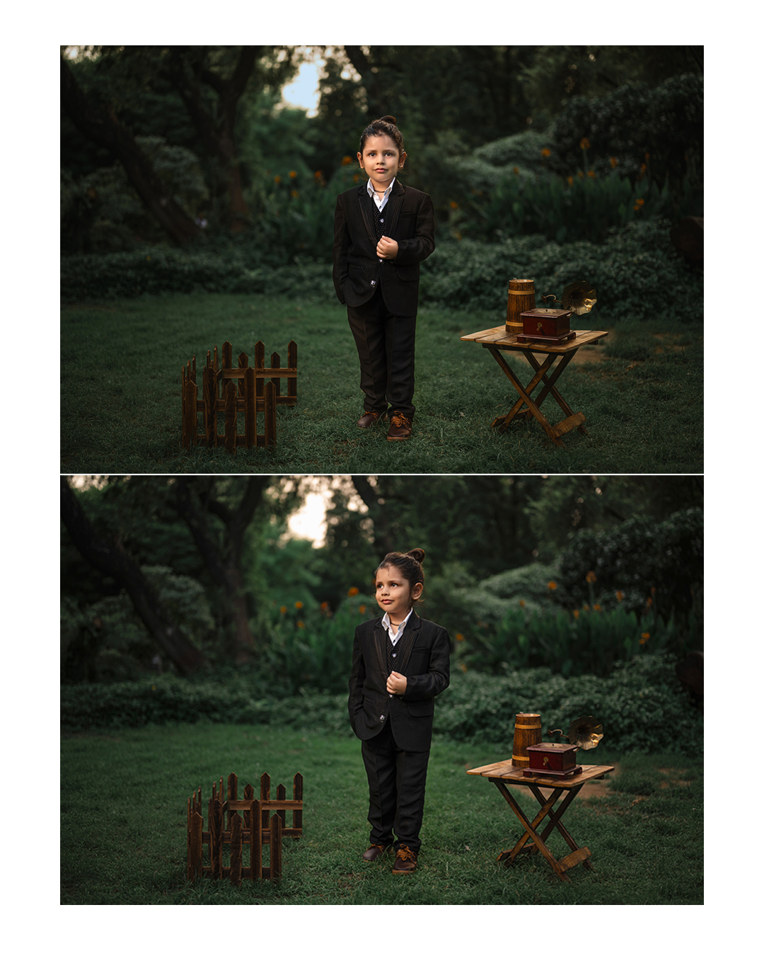 Editorial Suit Portrait in the Park