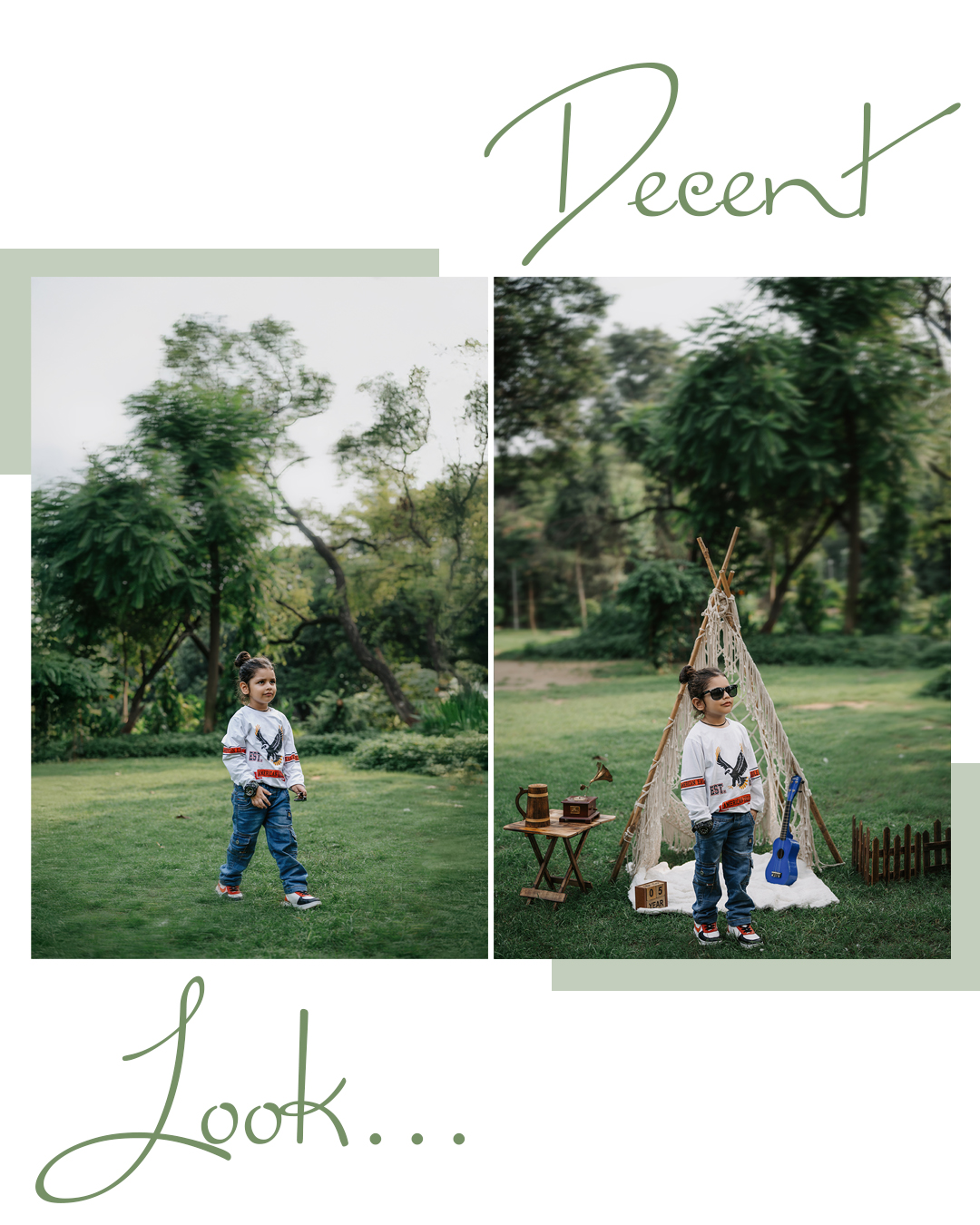 Decent Look Teepee & Lawn Walk
